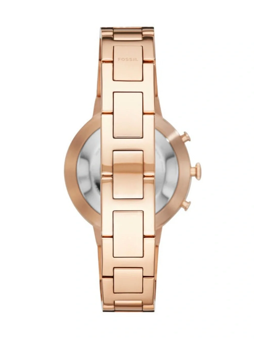 Fossil - Q Virginia Hybrid Smartwatch 36mm Stainless Steel - Rose gold-tone